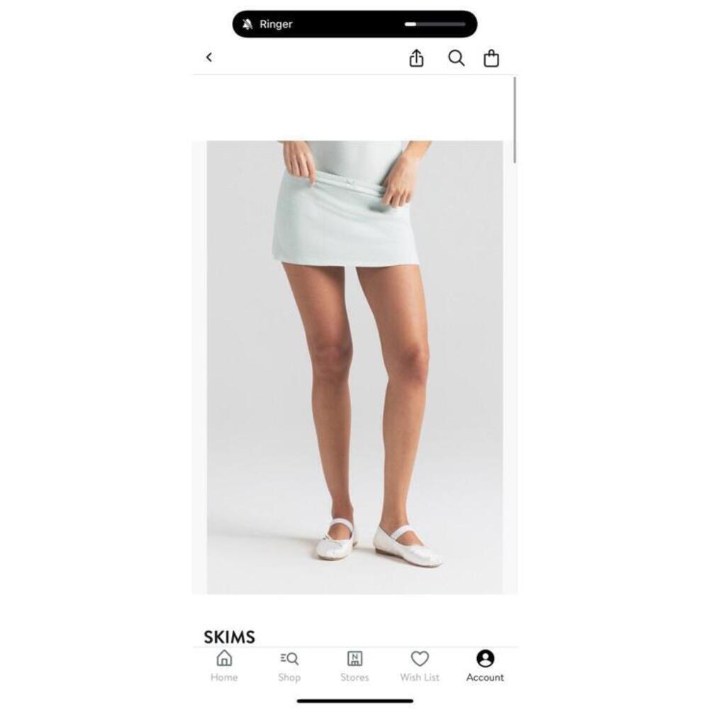 Skims Drop Needle Pointelle Miniskirt [COPY]